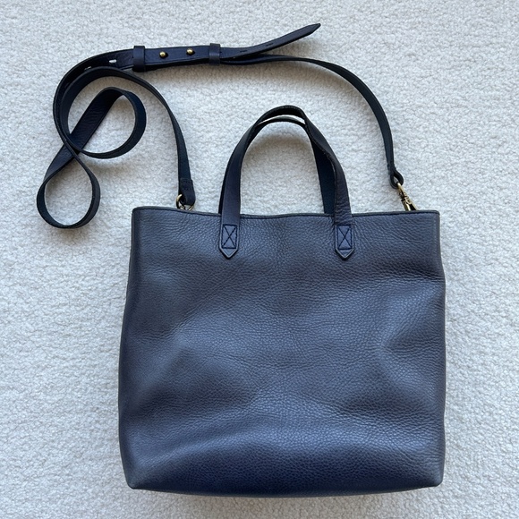 MADEWELL Small Transport Leather Crossbody Tote Purse - Picture 4 of 11